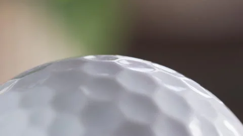 Golf ball macro Stock Footage 132309691