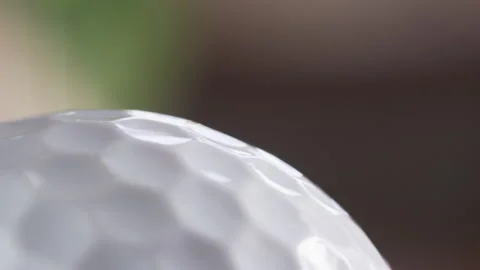 Golf ball macro Stock Footage 132309825