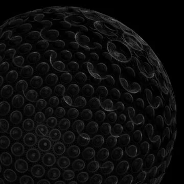 Golf ball mesh 스톡 일러스트