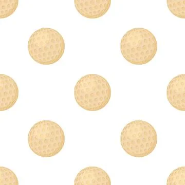 Golf ball pattern seamless vector Illustrazione stock