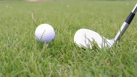 Golf Ball Ready for Tee-Off Stock Photos