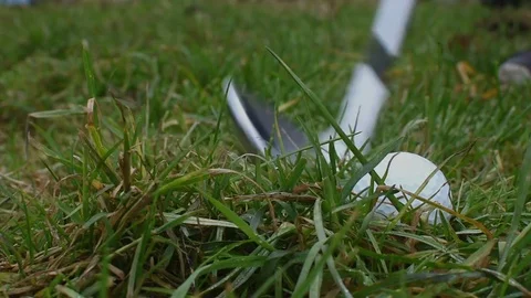 Golf ball shooting 스톡 동영상 83844798