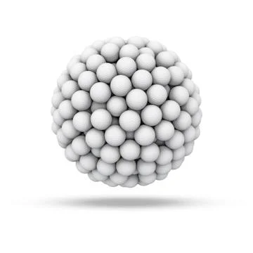 Golf ball sphere Ilustração Stock