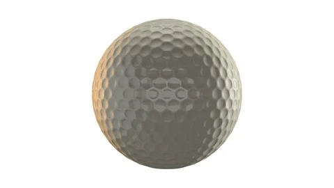 Golf ball spin loop Video stock 86720362