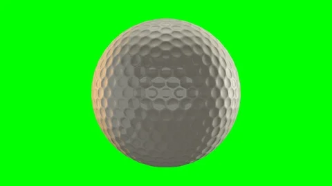 Golf ball spin loop Video stock 86721358
