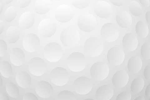Golf ball texture background. White honeycomb background. Realistic Foto stock