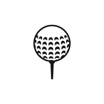 Golf ball vector design template illustration 스톡 일러스트