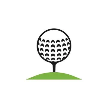 Golf ball vector design template illustration Stock-Illustration