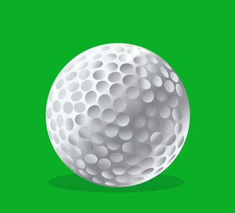 Golf ball vector illustration Stock Illustration