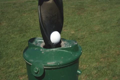 Golf ball washer Stock Photos