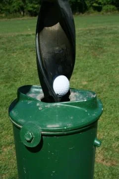 Golf ball washer Stock Photos