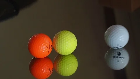 Golf balls Stock-Footage 95197390
