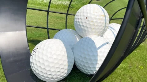 Golf balls Stock Footage 247668100