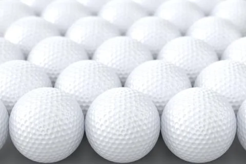Golf Balls Stock Illustration