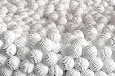 Golf balls Illustrazione stock