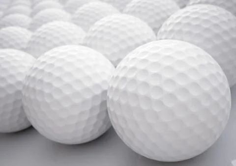 Golf Balls Stock Illustration