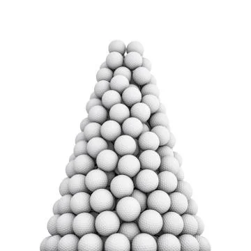 Golf balls peak Stock-Illustration