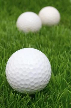 Golf balls.. Stock Photos