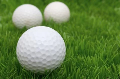 Golf balls.. Stock Photos