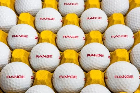 Golf balls 库存照片