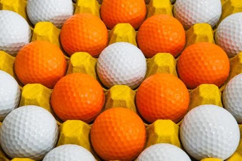 Golf balls 库存照片