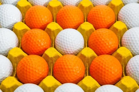 Golf balls 库存照片