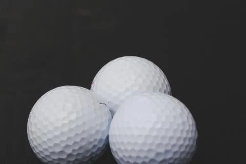 Golf balls Stock Photos