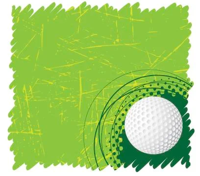 Golf banner Stock Illustration