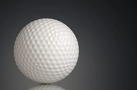 Golf on a black background Stock Illustration