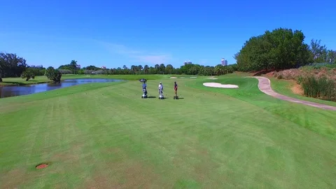 Golf Caddy Stock Footage 113279985