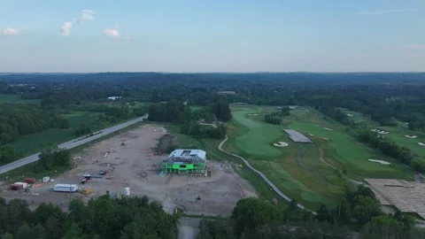 Golf Canada Headquarters Construction Site At TPC Toronto Osprey Valley Golf Stock Footage 331094788