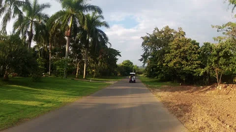 Golf Car 01 Video stock 26888877