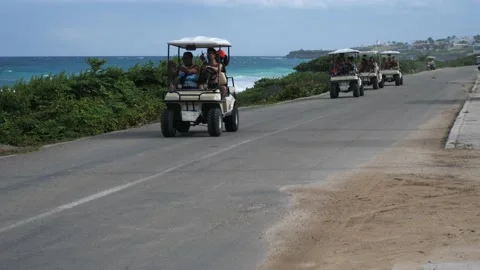 Golf car Stock Footage 237197495