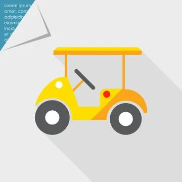 Golf car Stock-Illustration