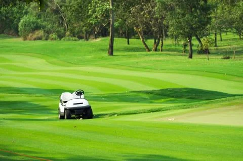 Golf car Foto stock