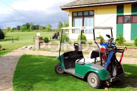 Golf cart car.JPG Stock Photos