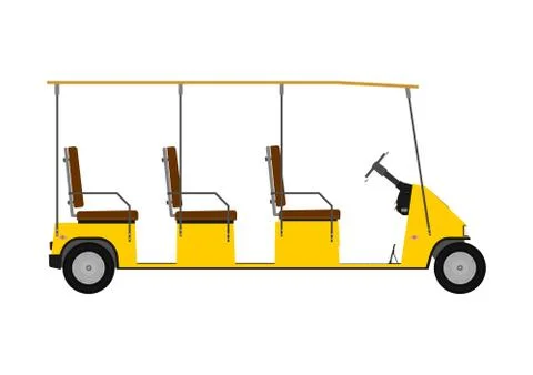 Golf cart. Stock Illustration