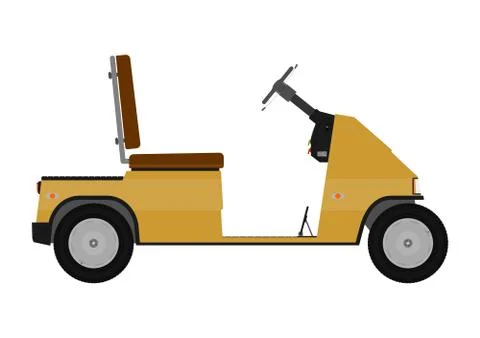 Golf cart. Stock Illustration