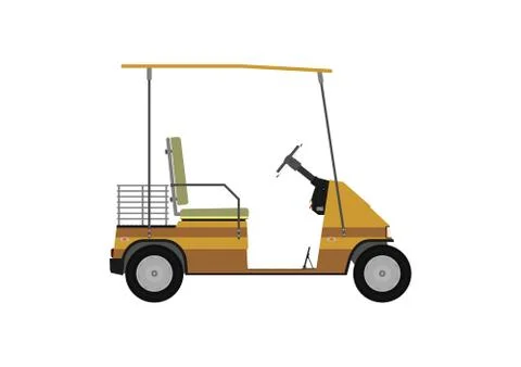 Golf cart. Stock Illustration