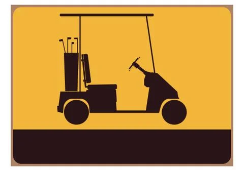 Golf cart Stock Illustration