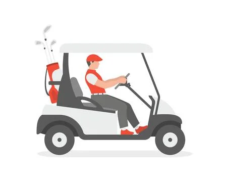 Golf cart Stock Illustration