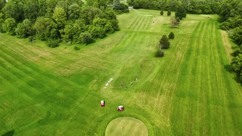 Golf Cart - Lyndon Golf Course - Syracuse, NY Stock Footage 336517600