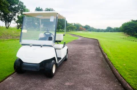 Golf cart Foto stock