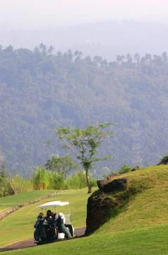 Golf cart Foto stock