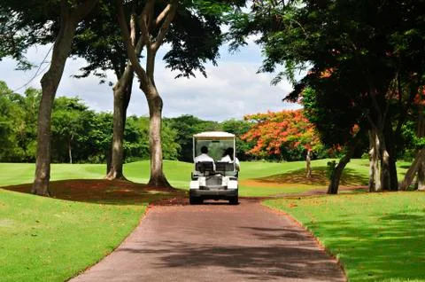 Golf cart Foto stock