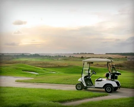 Golf cart Foto stock