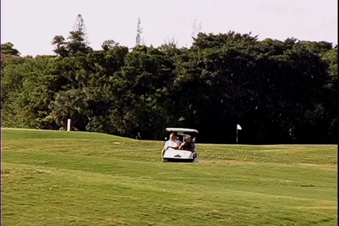 Golf Carts 库存影片 817814