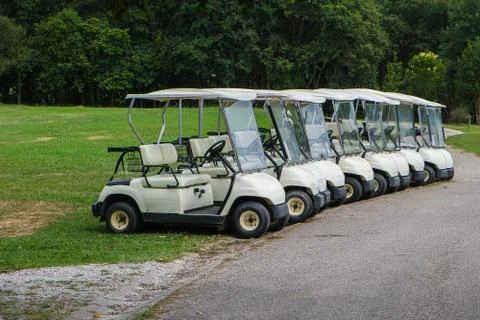 Golf carts Stock Photos