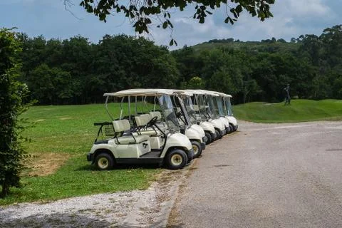 Golf carts Stock Photos