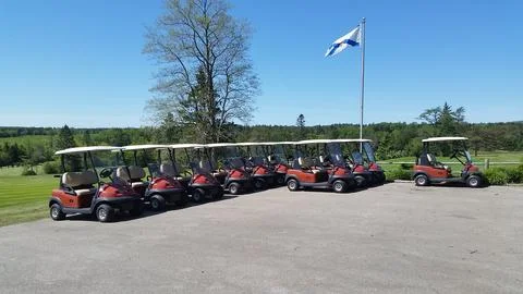 Golf Carts Stock Photos